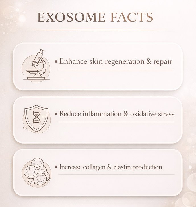 exosome infographic radiance medical spa