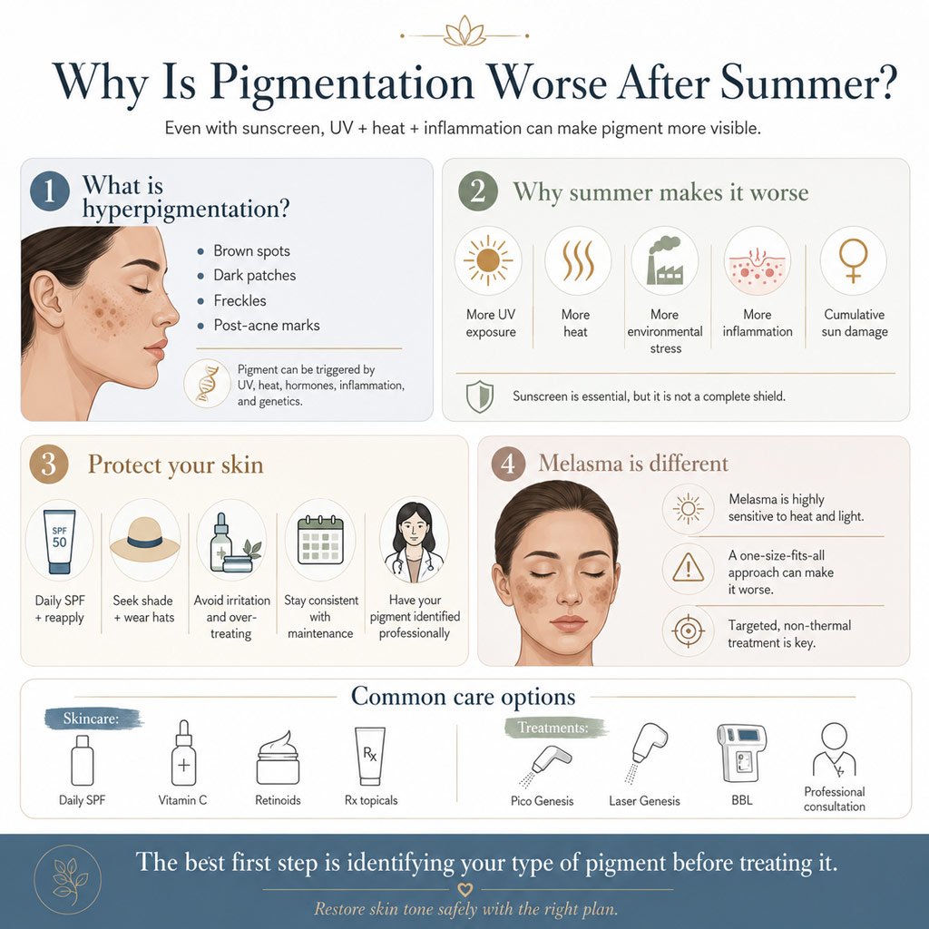 hyperpigmentation after summer